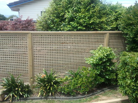 25 Square Trellis Fence